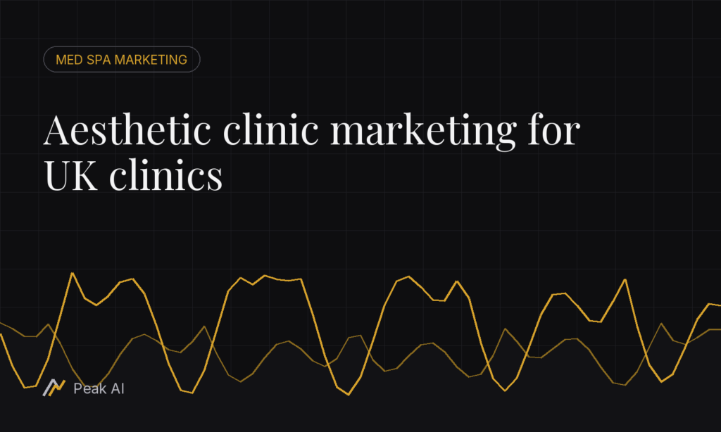 Aesthetic clinic marketing for UK clinics