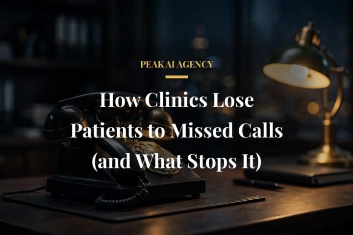 How clinics lose patients to missed calls and how to stop it