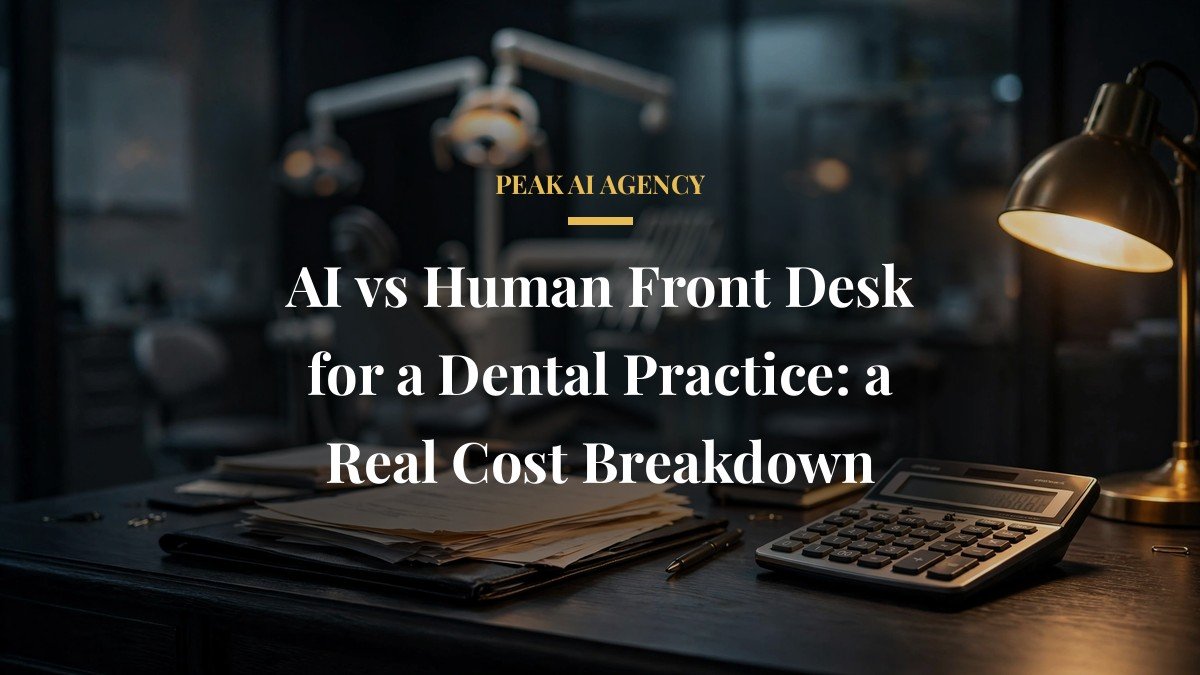 AI vs Human Front Desk for a Dental Practice: a Real Cost Breakdown