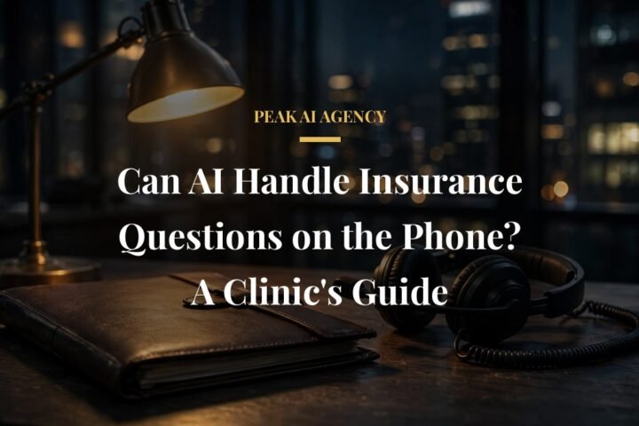 AI handling insurance questions on the phone for clinics