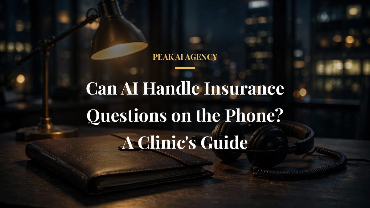 Can AI Handle Insurance Questions on the Phone? A Clinic’s Guide