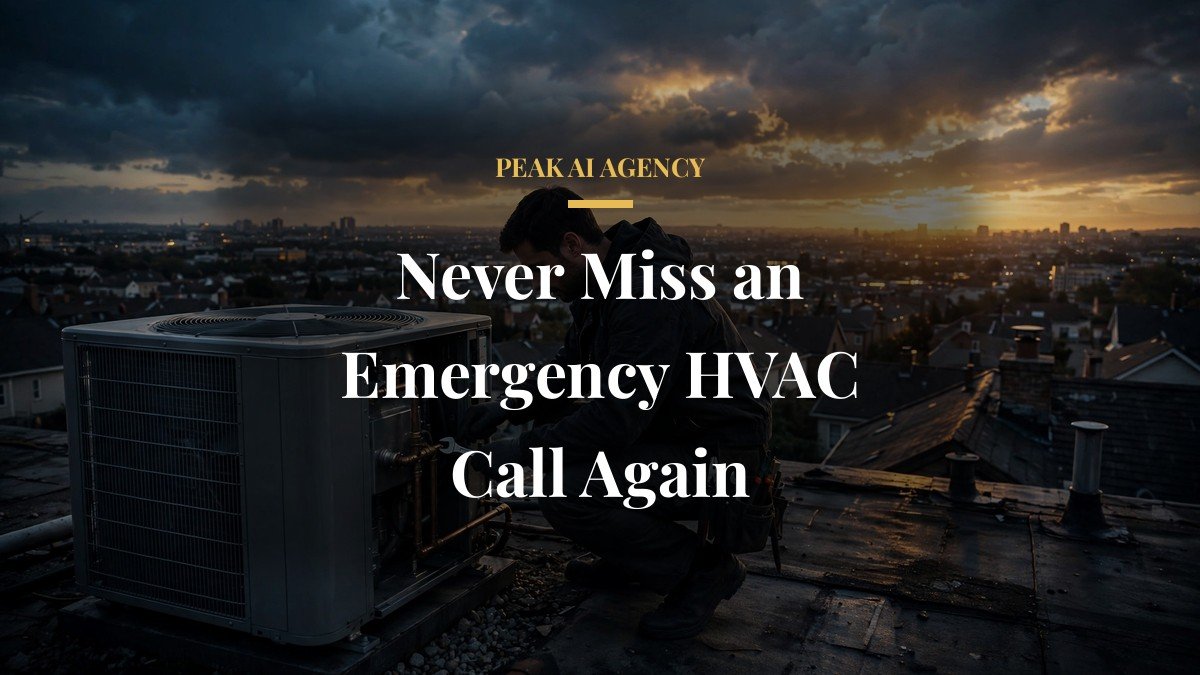 Never Miss an Emergency HVAC Call Again
