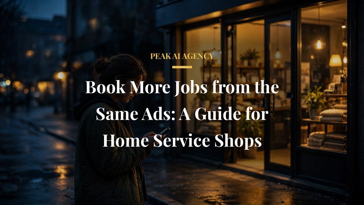 Book More Jobs from the Same Ads: A Guide for Home Service Shops
