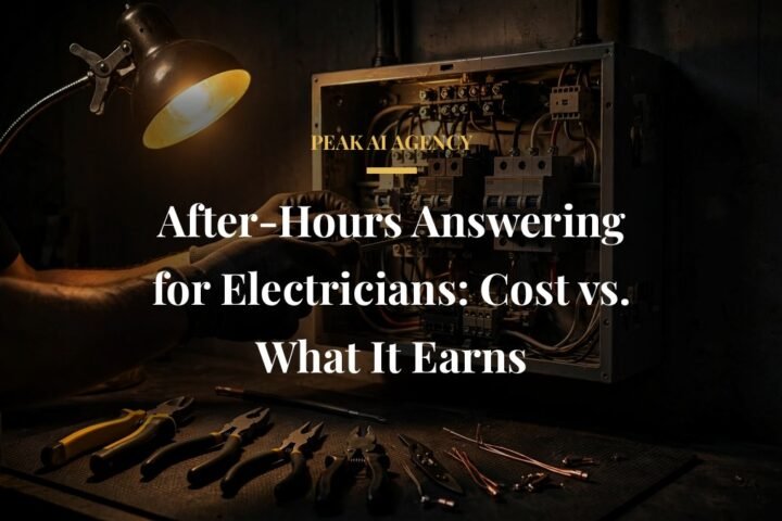 After-hours answering service for electricians