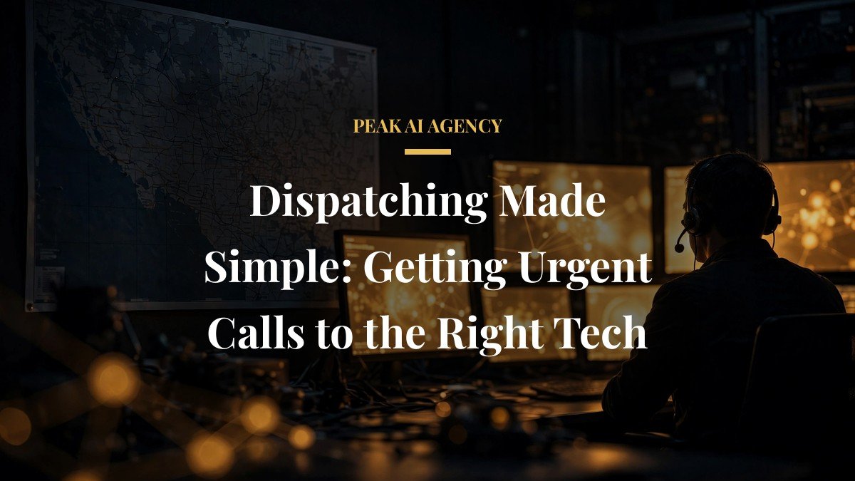 Dispatching Made Simple: Getting Urgent Calls to the Right Tech