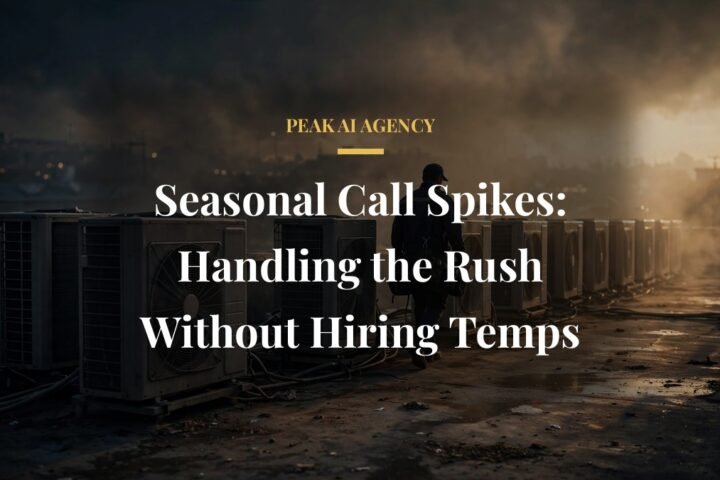 Handling seasonal call spikes for home service businesses