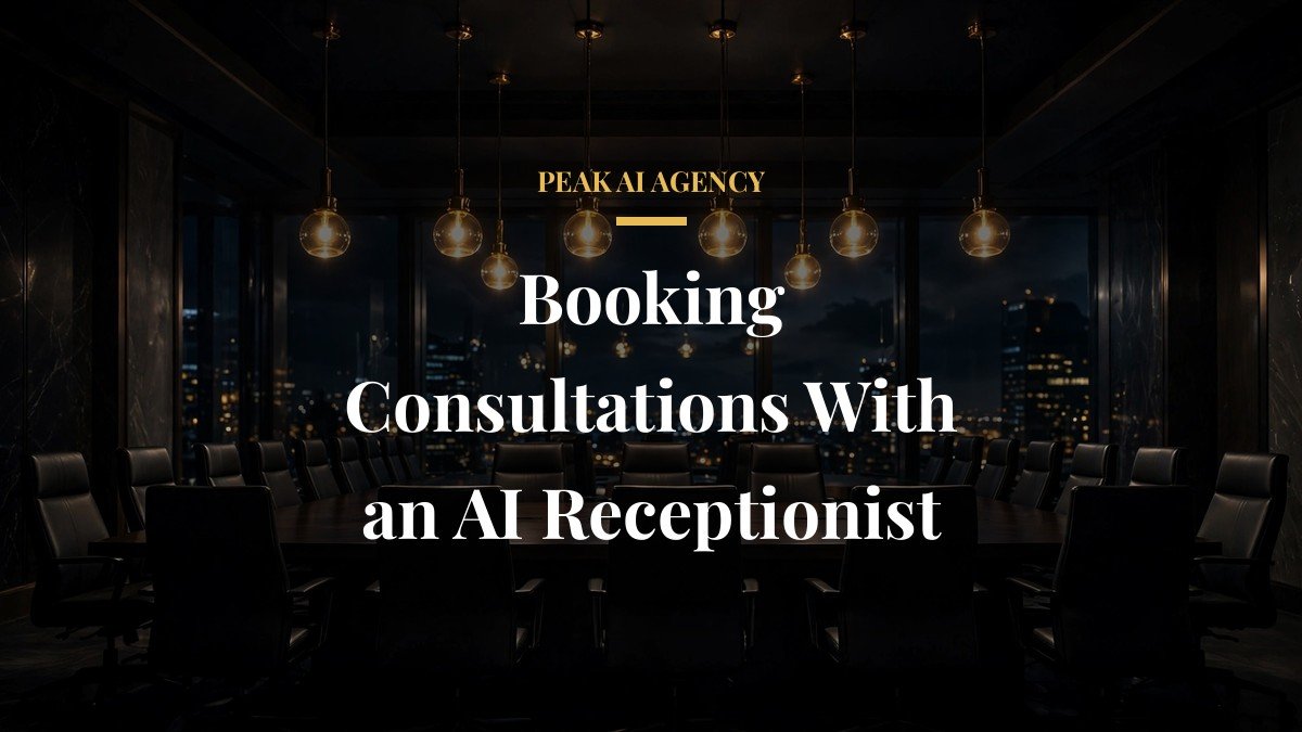 Booking Consultations With an AI Receptionist