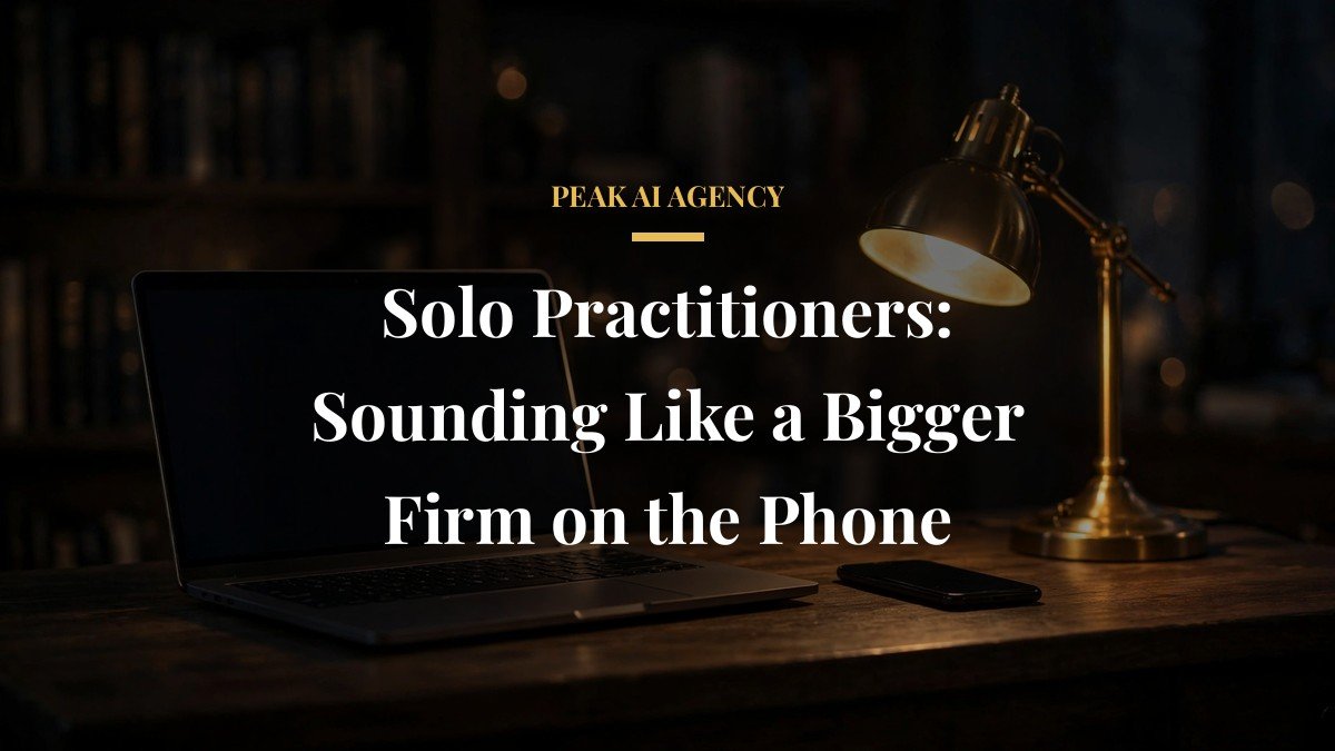 Solo Practitioners: Sounding Like a Bigger Firm on the Phone