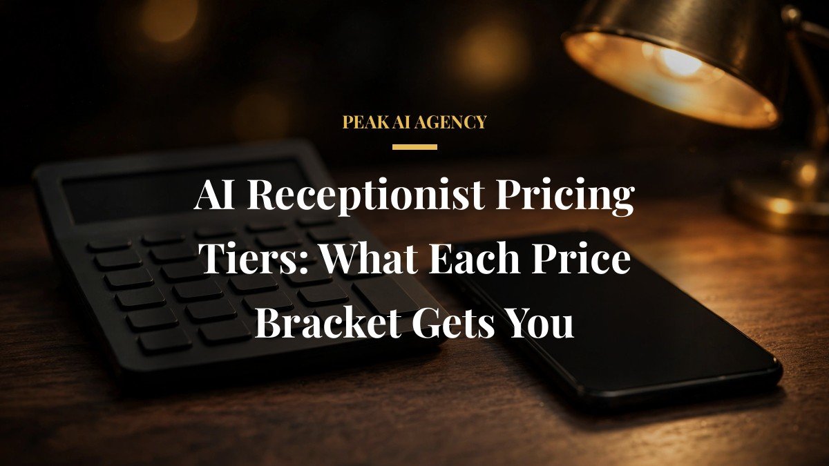 AI Receptionist Pricing Tiers: What Each Price Bracket Gets You