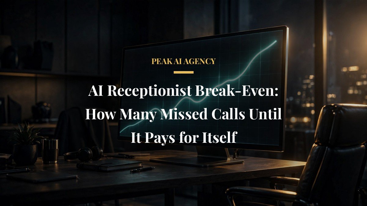 AI Receptionist Break-Even: How Many Missed Calls Until It Pays for Itself