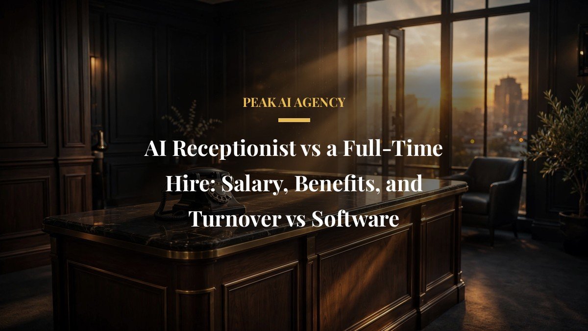 AI Receptionist vs a Full-Time Hire: Salary, Benefits, and Turnover vs Software