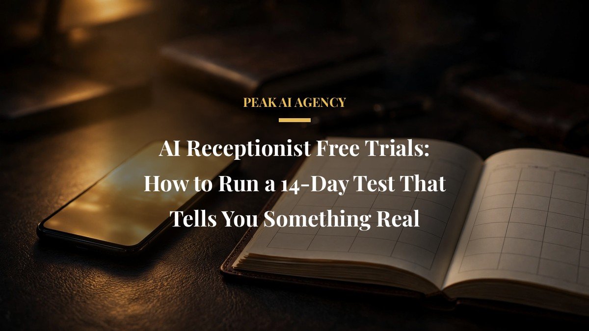 AI Receptionist Free Trials: How to Run a 14-Day Test That Tells You Something Real