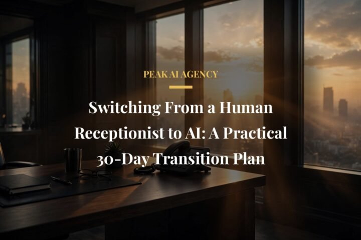 Transitioning from human receptionist to AI receptionist