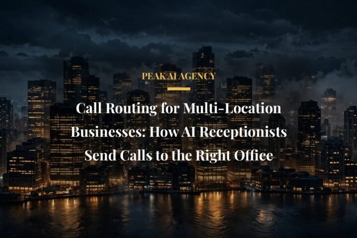 AI receptionist call routing for multi-location business