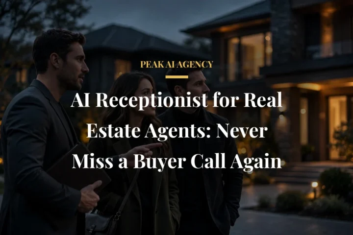 AI Receptionist for Real Estate Agents: Never Miss a Buyer Call Again