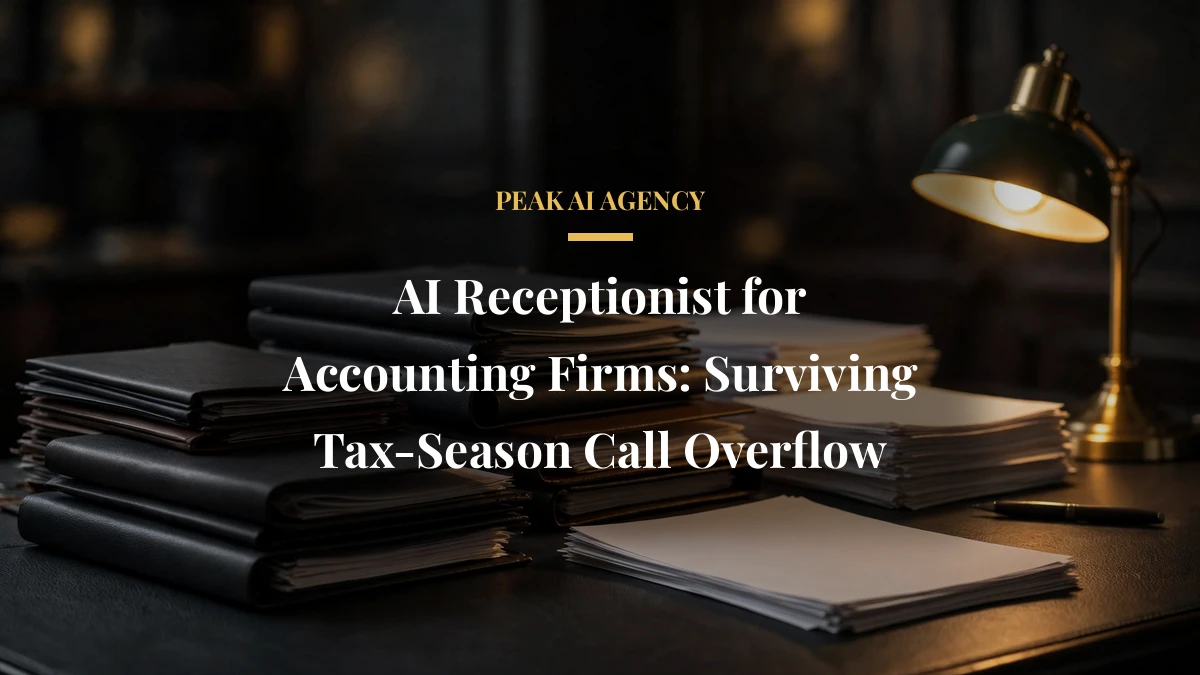 AI Receptionist for Accounting Firms: Surviving Tax-Season Call Overflow
