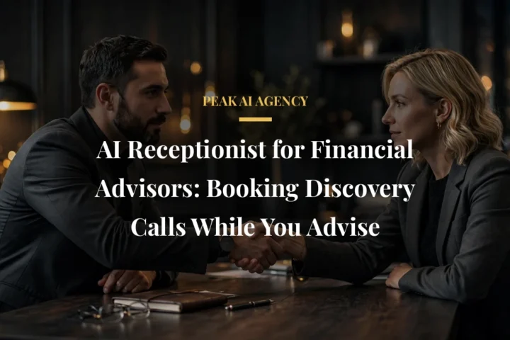 AI Receptionist for Financial Advisors: Booking Discovery Calls While You Advise