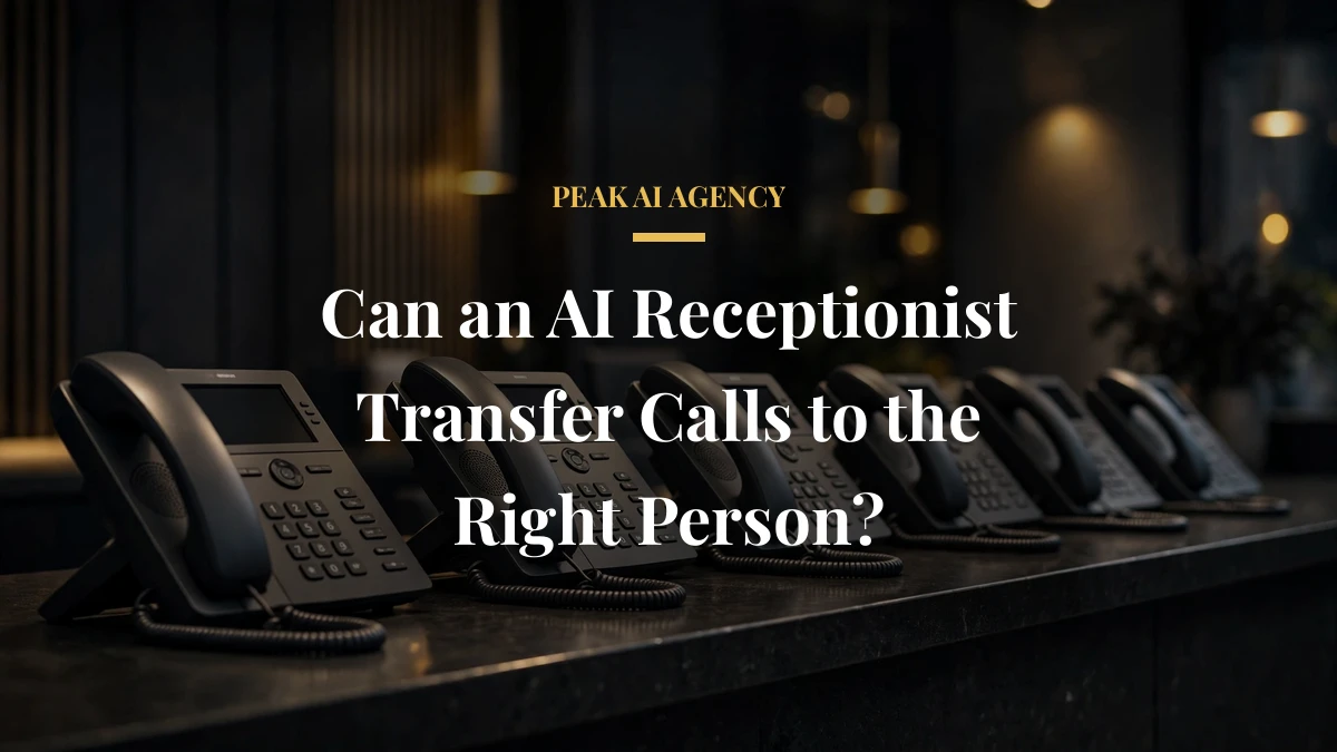 Can an AI Receptionist Transfer Calls to the Right Person?