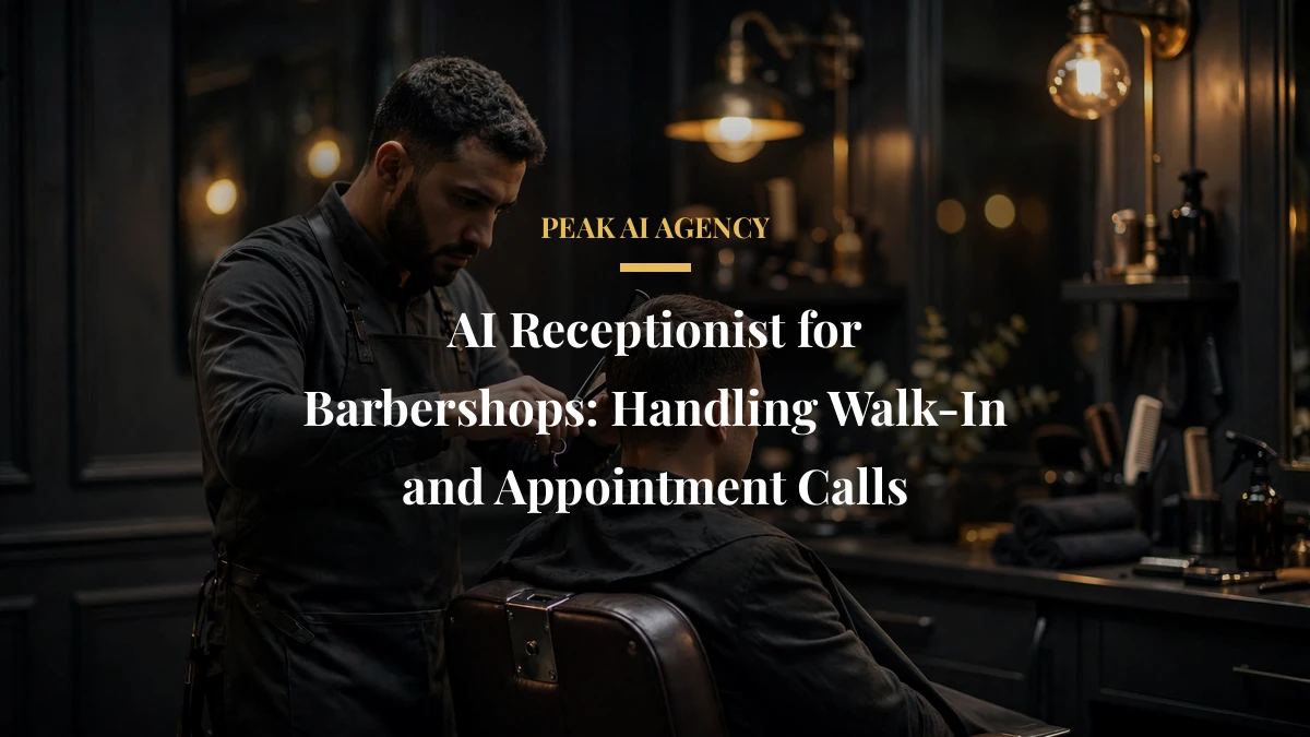 AI Receptionist for Barbershops: Handling Walk-In and Appointment Calls