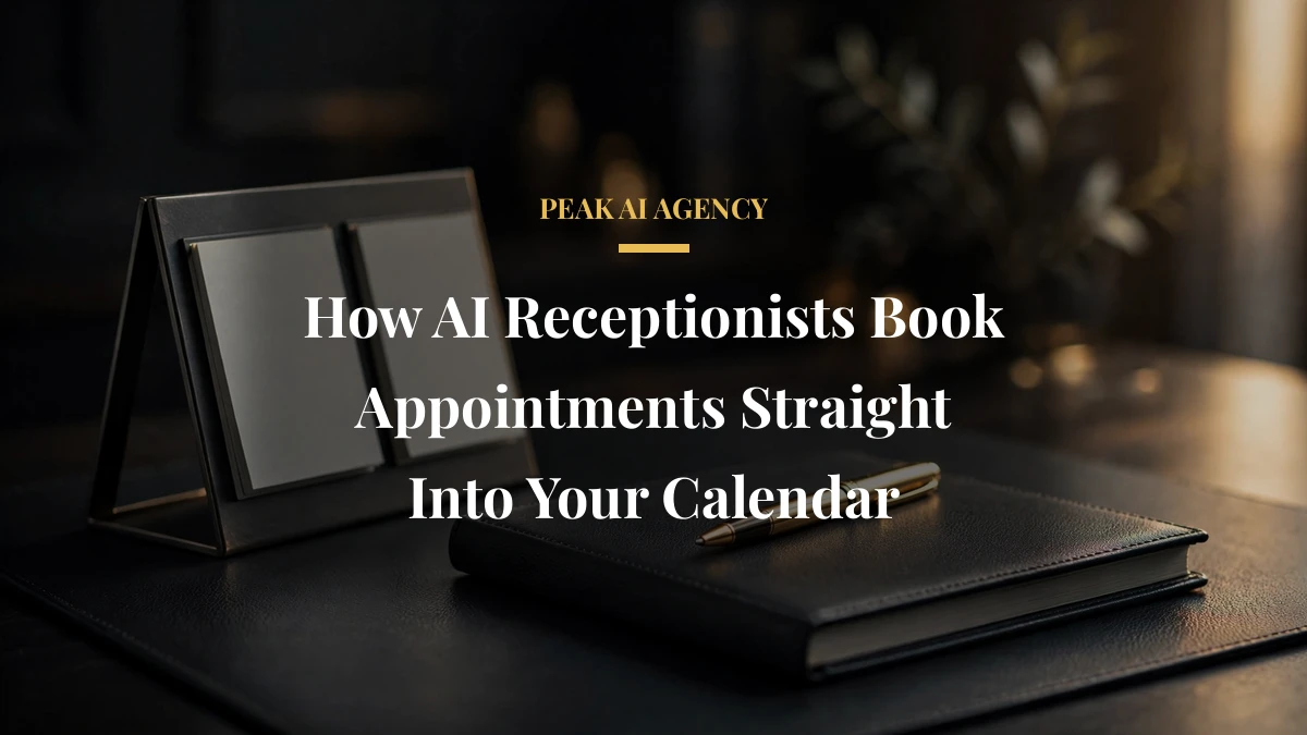 How AI Receptionists Book Appointments Straight Into Your Calendar