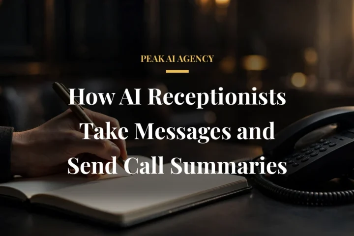 How AI Receptionists Take Messages and Send Call Summaries