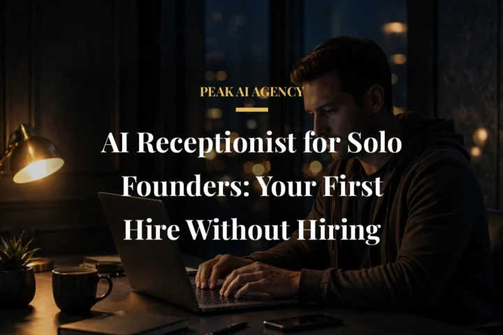 AI Receptionist for Solo Founders: Your First Hire Without Hiring