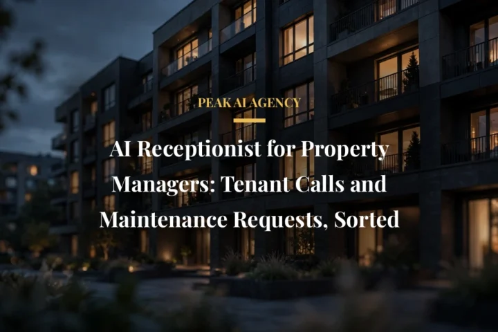 AI Receptionist for Property Managers: Tenant Calls and Maintenance Requests, Sorted