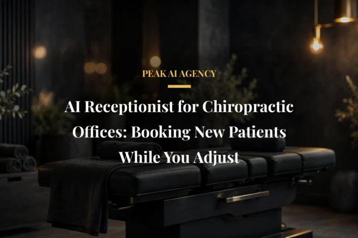 AI Receptionist for Chiropractic Offices: Booking New Patients While You Adjust