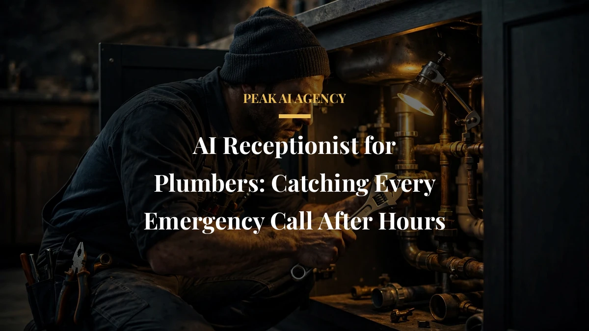 AI Receptionist for Plumbers: Catching Every Emergency Call After Hours