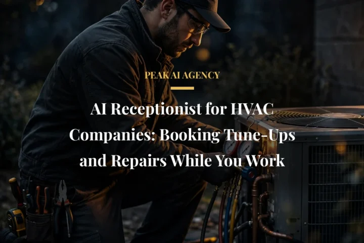 AI Receptionist for HVAC Companies: Booking Tune-Ups and Repairs While You Work