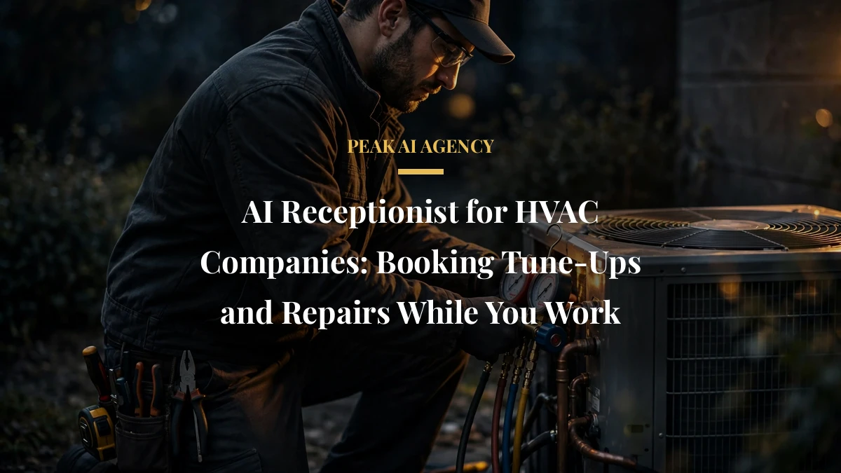 AI Receptionist for HVAC Companies: Booking Tune-Ups and Repairs While You Work
