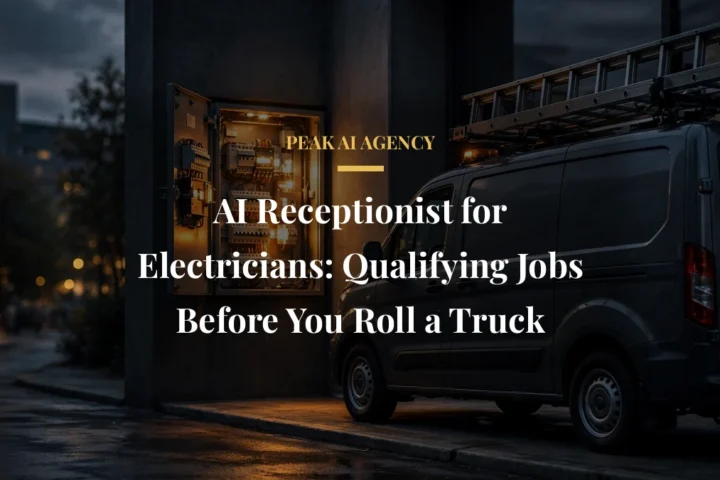 AI Receptionist for Electricians: Qualifying Jobs Before You Roll a Truck
