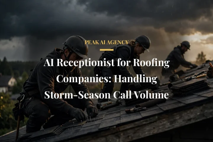 AI Receptionist for Roofing Companies: Handling Storm-Season Call Volume