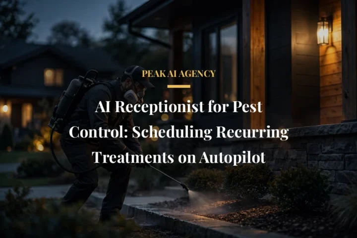 AI Receptionist for Pest Control: Scheduling Recurring Treatments on Autopilot