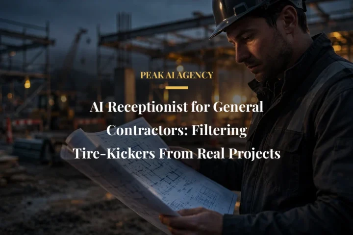 AI Receptionist for General Contractors: Filtering Tire-Kickers From Real Projects