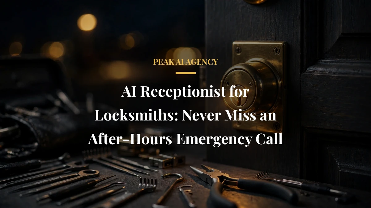 AI Receptionist for Locksmiths: Never Miss an After-Hours Emergency Call