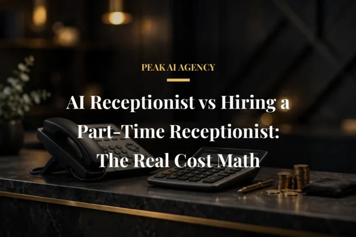 AI Receptionist vs Hiring a Part-Time Receptionist: The Real Cost Math