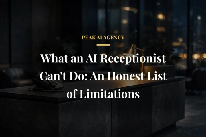 What an AI Receptionist Can't Do: An Honest List of Limitations