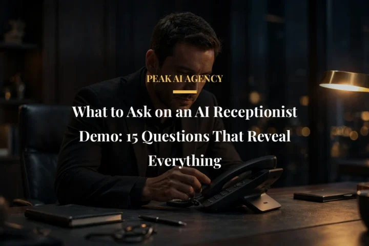 What to Ask on an AI Receptionist Demo: 15 Questions That Reveal Everything