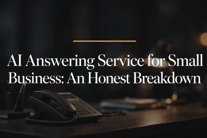 AI answering service for small business - honest breakdown