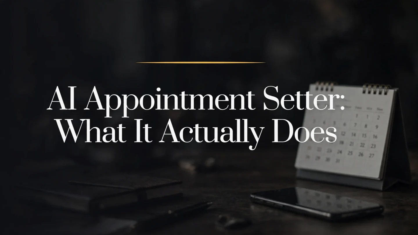 AI Appointment Setter: What It Actually Does
