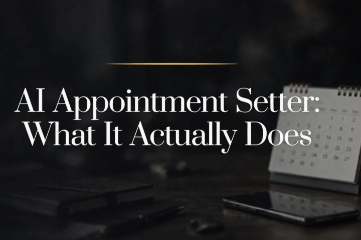 AI appointment setter - what it actually does