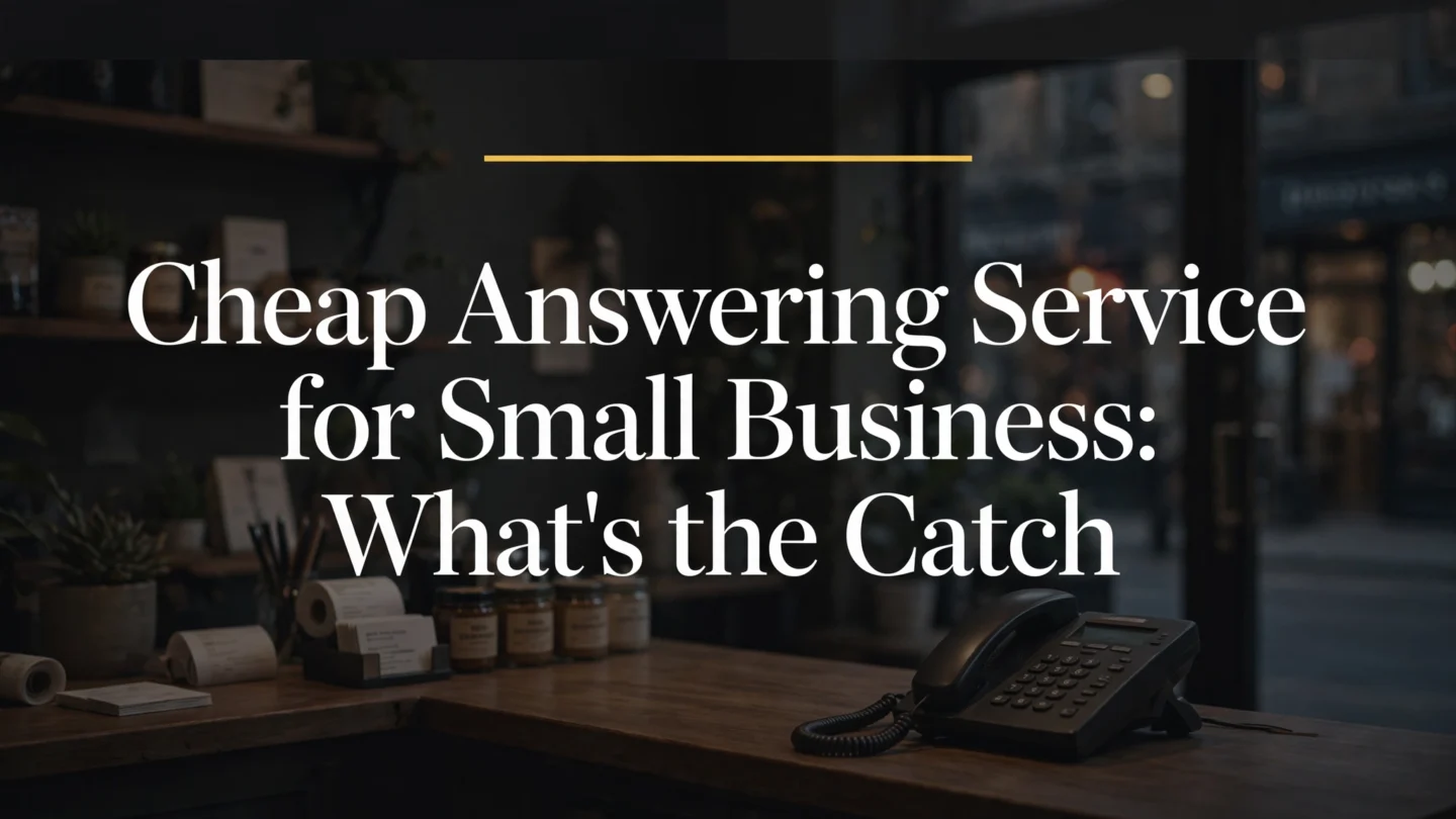 Cheap Answering Service for Small Business: What’s the Catch