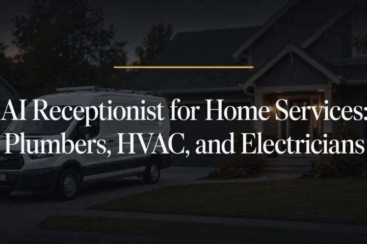 AI receptionist for home services - plumbers HVAC electricians