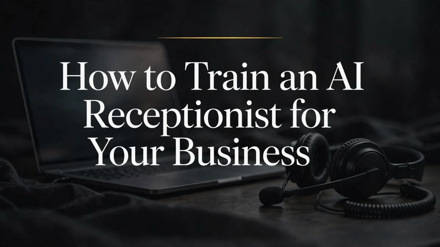 How to Train an AI Receptionist for Your Business