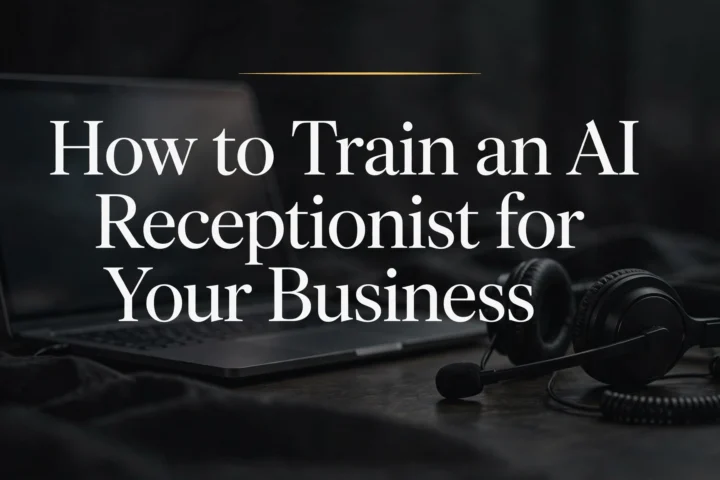How to train an AI receptionist for your business