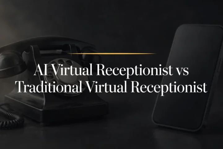 AI virtual receptionist vs traditional virtual receptionist