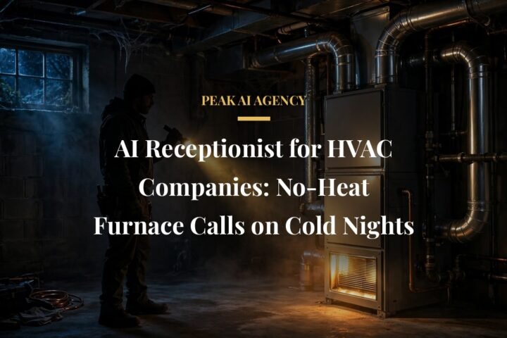 AI receptionist for HVAC companies triaging no-heat furnace calls at night