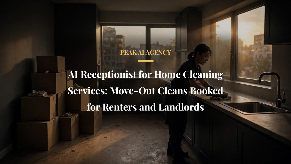 AI Receptionist for Home Cleaning Services: Move-Out Cleans Booked for Renters and Landlords
