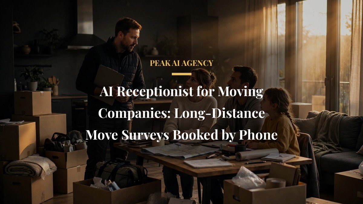 AI Receptionist for Moving Companies: Long-Distance Move Surveys Booked by Phone